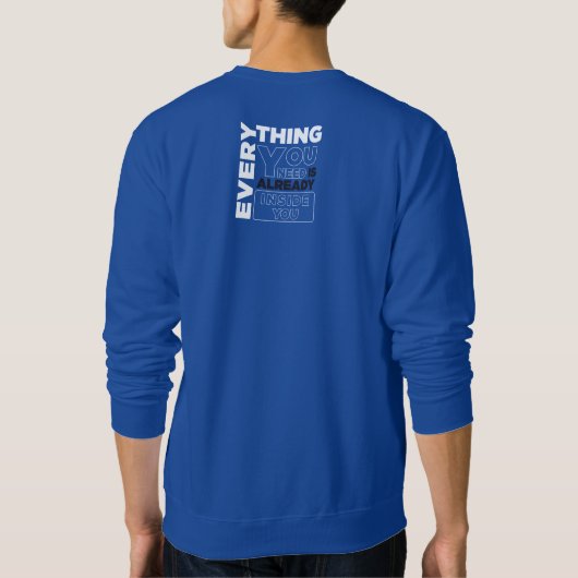 Typografie Zweet Shirt (Achterkant)