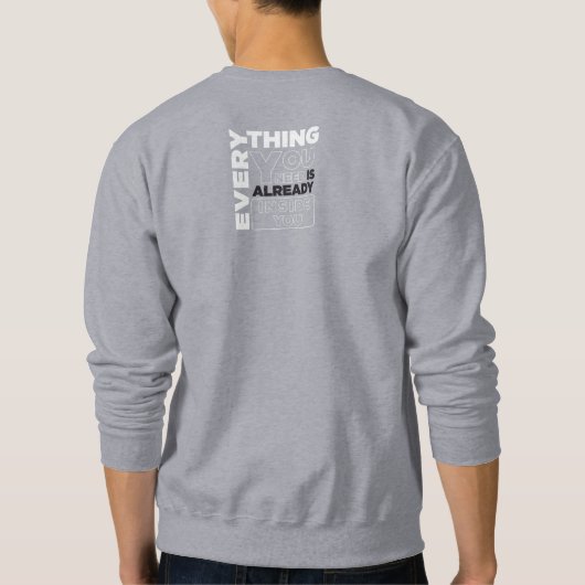 Typografie Zweet Shirt (Achterkant)