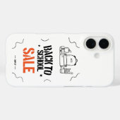 Typografieontwerp voor terug naar school Case-Mate iPhone case (Achterkant (horizontaal))