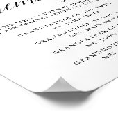 Typografisch herdenkingsteken poster (Hoek)