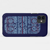 Typografisch Ice Hockey Rink iphone 5 Hoesje (Achterkant (horizontaal))