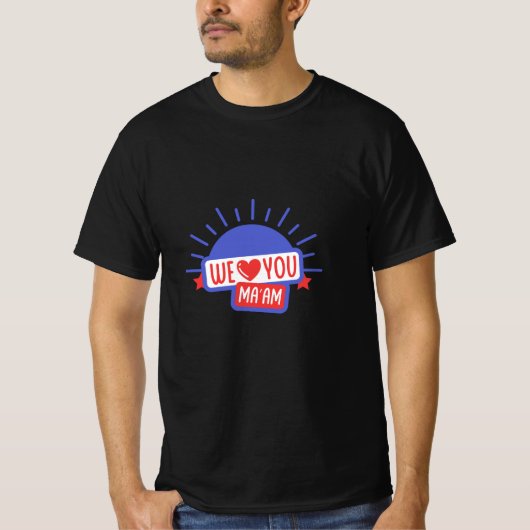 Typografisch kunstwerk t-shirt (Voorkant)