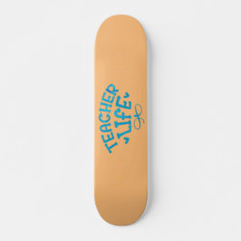 typografisch LEVENSONDERWIJS Persoonlijk Skateboard
