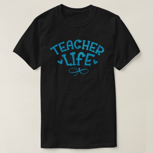 typografisch LEVENSONDERWIJS T-shirt (Design voorkant)
