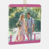 Typografisch LOVE Lijst Design Ornament (Rechts)