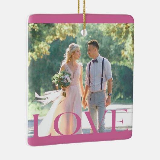 Typografisch LOVE Lijst Design Ornament (Rechts)