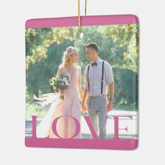 Typografisch LOVE Lijst Design Ornament (Links)