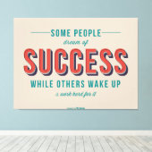 Typografisch Motivatie Poster Canvas Afdruk (Insitu (Houten vloer))