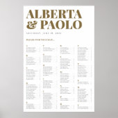 Typografisch ontwerp van de gouden weddenschappen poster (Voorkant)