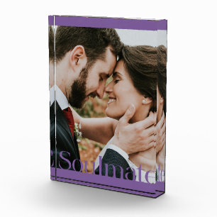 Typografisch ontwerp van het Soulmate Lijst Fotoblokken