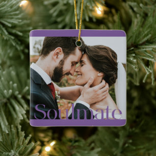 Typografisch Soulmate & LOVE Lijst Design Ornament