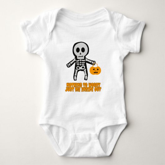 Typografisch uniek baby jersey pak romper (Voorkant)