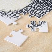 typografisch yin-yang-symbool legpuzzel (Zijkant)