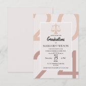 Typografische aankondigingen van startende advocat (Voorkant / Achterkant)