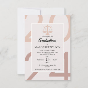 Typografische aankondigingen van startende advocat