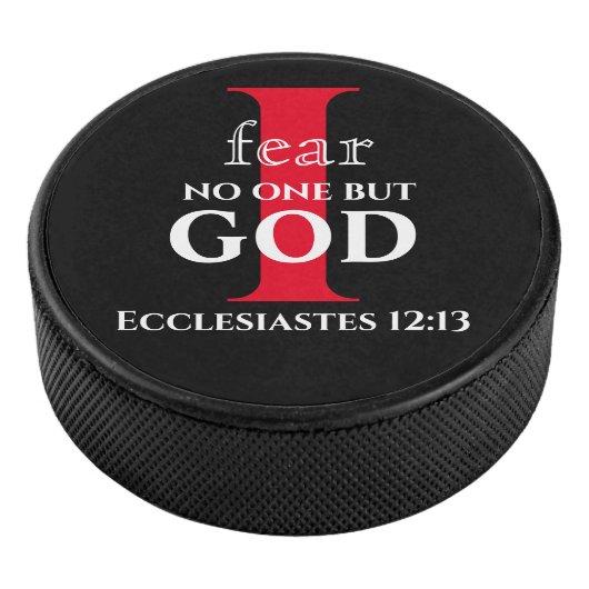 Typografische Bijbelversie ● Ik vrees niemand maar Hockey Puck (3/4)