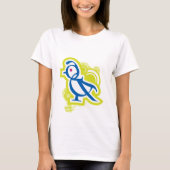 Typografische Bird T-shirt (Voorkant)
