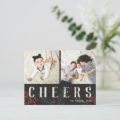 Typografische chemicaliën 2 Fotochemicaliën Feestdagenkaart (Staand voorkant)