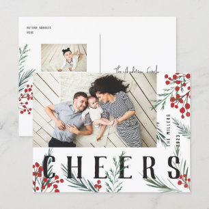 Typografische chemicaliën Fotochemische stoffen Feestdagenkaart