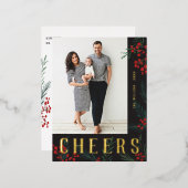 Typografische chemicaliën Fotochemische stoffen Folie Feestdagen Briefkaart (Voorkant / Achterkant)