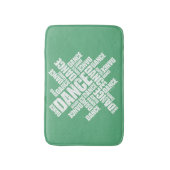 Typografische Dance Badmat (Voorkant Verticaal)