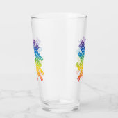 Typografische Dance Glas (Rechts)