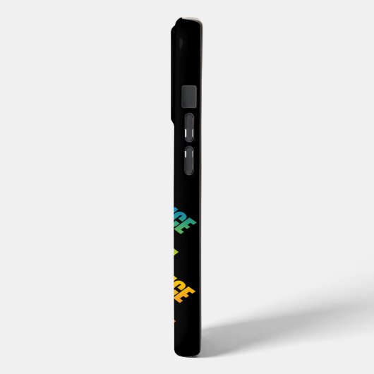 Typografische Dans (Spectrum) iPhone 5 hoesje (Achterkant / Links)