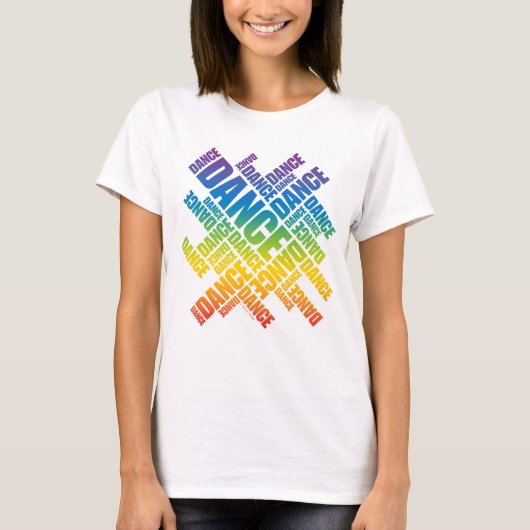 Typografische Dans (Spectrum) T-shirt (Voorkant)
