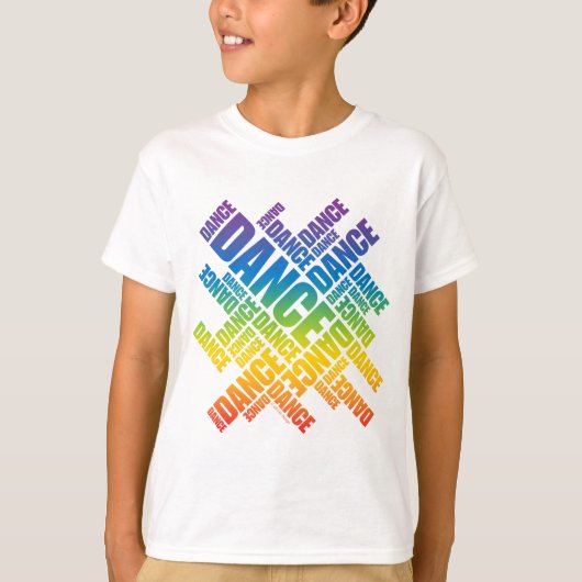 Typografische Dans (Spectrum) T-shirt (Voorkant)