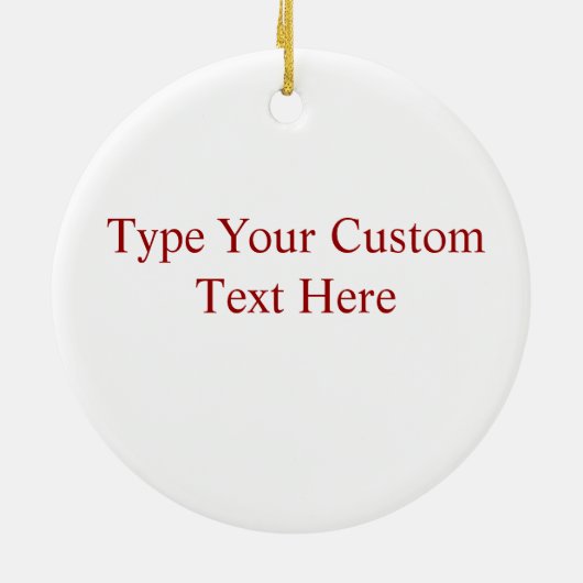 Typografische Dans (Verstoord) siermiddel Keramisch Ornament (Achterkant)