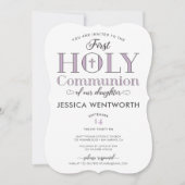 Typografische First Heilige Communistische Dochter Kaart (Voorkant)