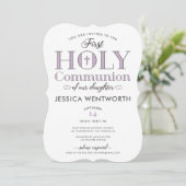 Typografische First Heilige Communistische Dochter Kaart (Staand voorkant)