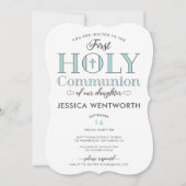 Typografische First Heilige Communistische Dochter Kaart (Voorkant)