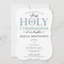 Typografische First Heilige Communistische Dochter Kaart