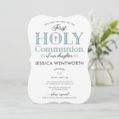 Typografische First Heilige Communistische Dochter Kaart (Staand voorkant)