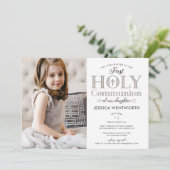 Typografische Foto First Heilige Communistische Do Kaart (Staand voorkant)