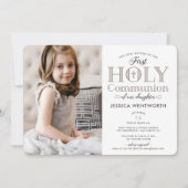 Typografische Foto First Heilige Communistische Do Kaart (Voorkant)