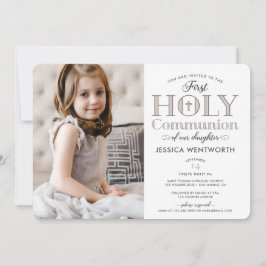 Typografische Foto First Heilige Communistische Do Kaart