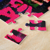 Typografische Graffiti Street Art Legpuzzel (Zijkant)