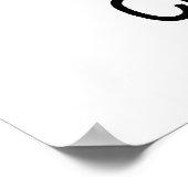 Typografische kaart van Charleston Negatief Poster (Hoek)