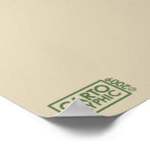 Typografische kaart van Wasatch Front (Utah) Poster (Hoek)