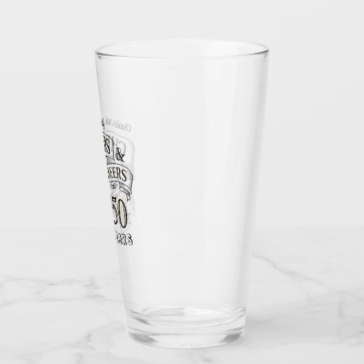 Typografische kaas en bier van elke leeftijd glas (Links)