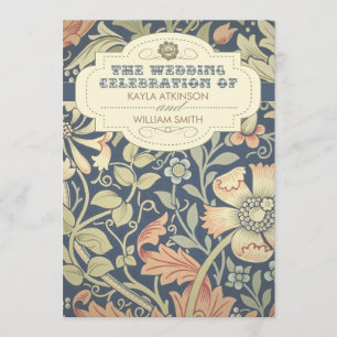  typografische kleurige trouwuitnodigingen kaart