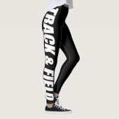 Typografische Leggings voor spoor- en veldomloop (Rechts)