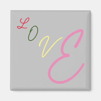 Typografische liefdesmagneet magneet