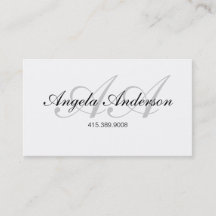 Typografische naam en Initialen script