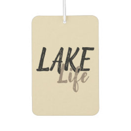Typografische nautische LAKE LIFE | Luchtverfrisser