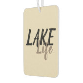 Typografische nautische LAKE LIFE | Luchtverfrisser (Links)