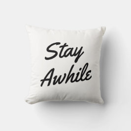 Typografische piloot "Blijf weg" Kussen