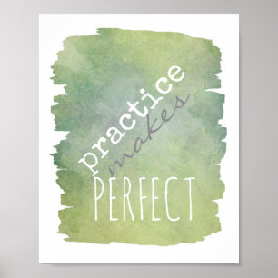 typografische poster maakt perfecte